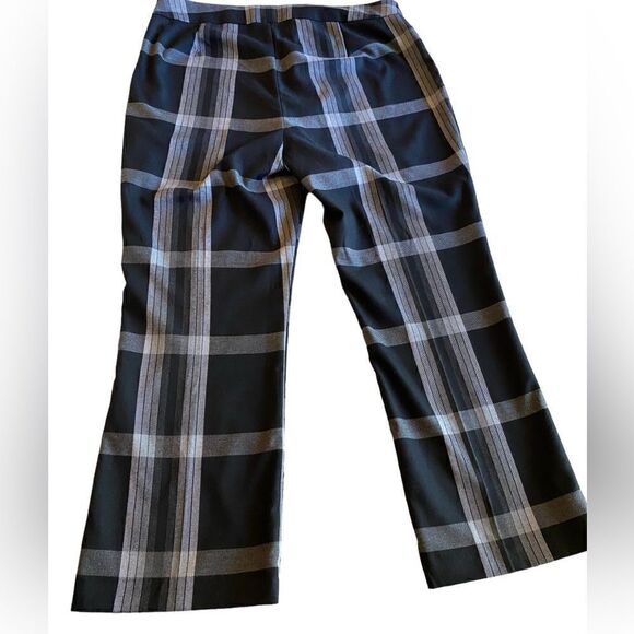 NWOT Black and White Plaid Belle Vere Pants - Picture 2 of 9